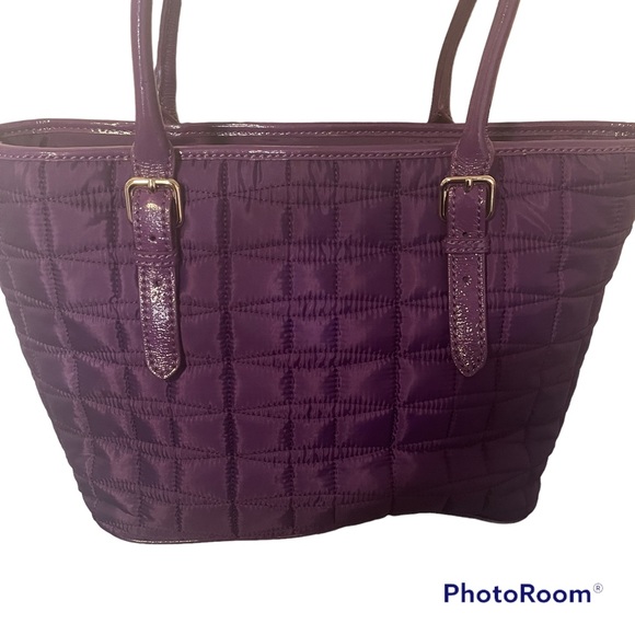 Kate Spade Purple Tote Excellent Condition - Picture 3 of 8